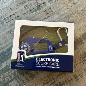 New in Box PGA Tour Electronic Golf Score Keeper Clip on Bag